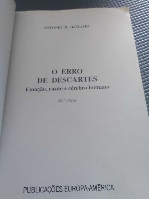 O Erro de Descartes de Antonio R Damásio