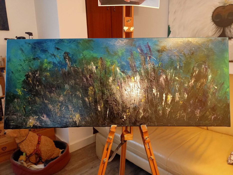 Pintura a Oleo sobre tela 100 x 40