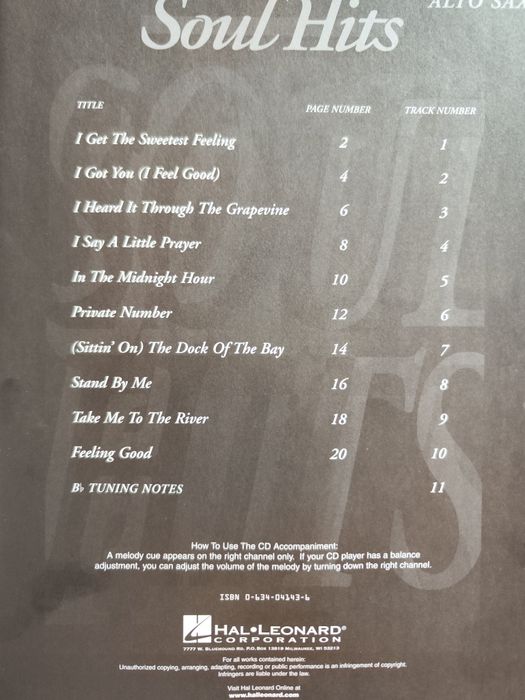 Vários Livros com músicas para saxofone