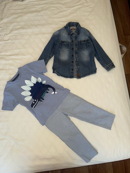 вещи в идеале  2-3г поло LC Waikiki  джинсы рубашка комплект костюм