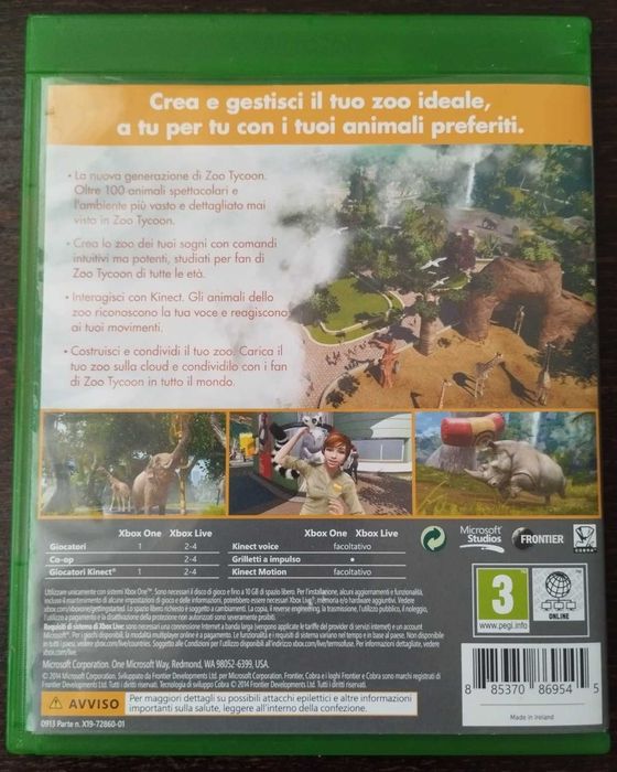 Zoo Tycoon na XBOX ONE