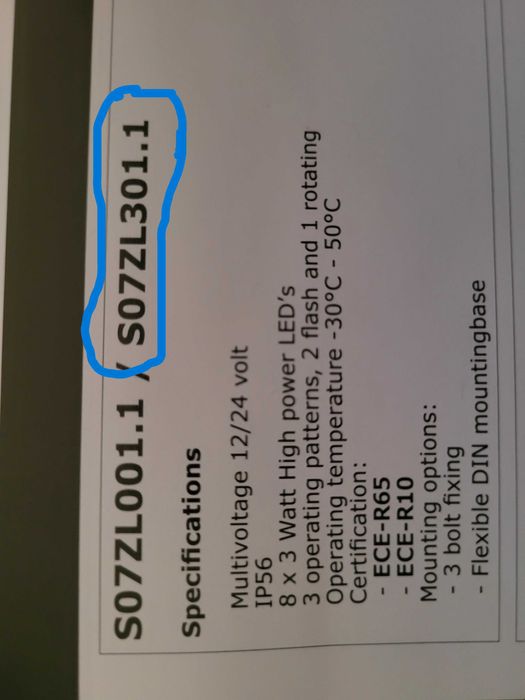 Lampa ostrzegawcza, kogut, sygnalizator - nowy