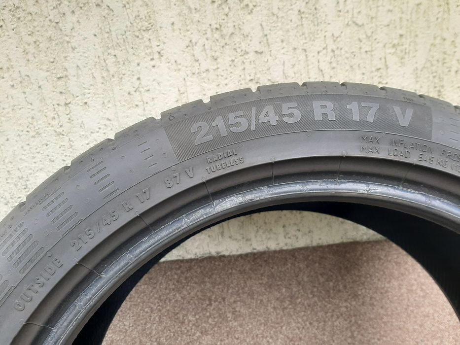 4x Opony letnie 215/45R17 Continental ContiEcoContact 5