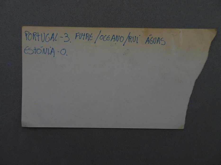 Bilhete futebol Portugal Estónia 10 novembro 1993