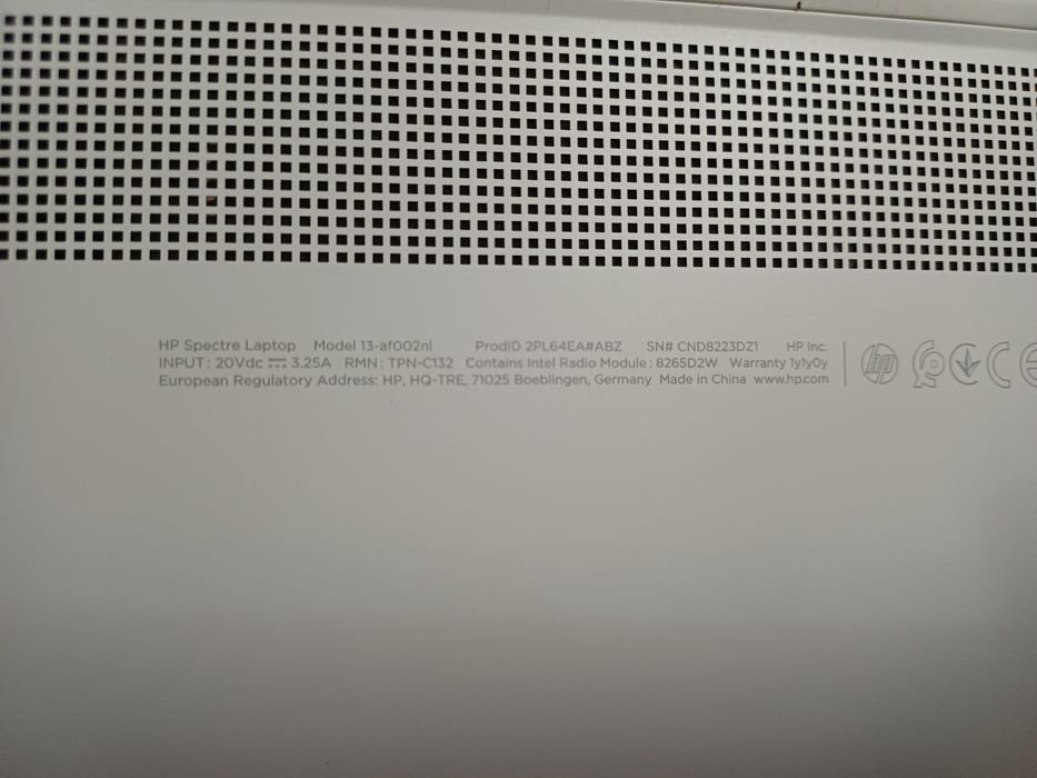 HP Spectre 13 - i7 8550U / 13,3" 4K / Intel UHD Graphics 620