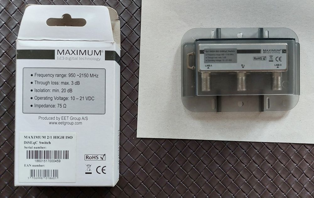 przełącznik DiSEqC 2/1