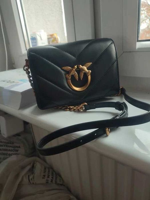 nowa torebka damska Pinko love click mini tracolla maxi trapuntatura