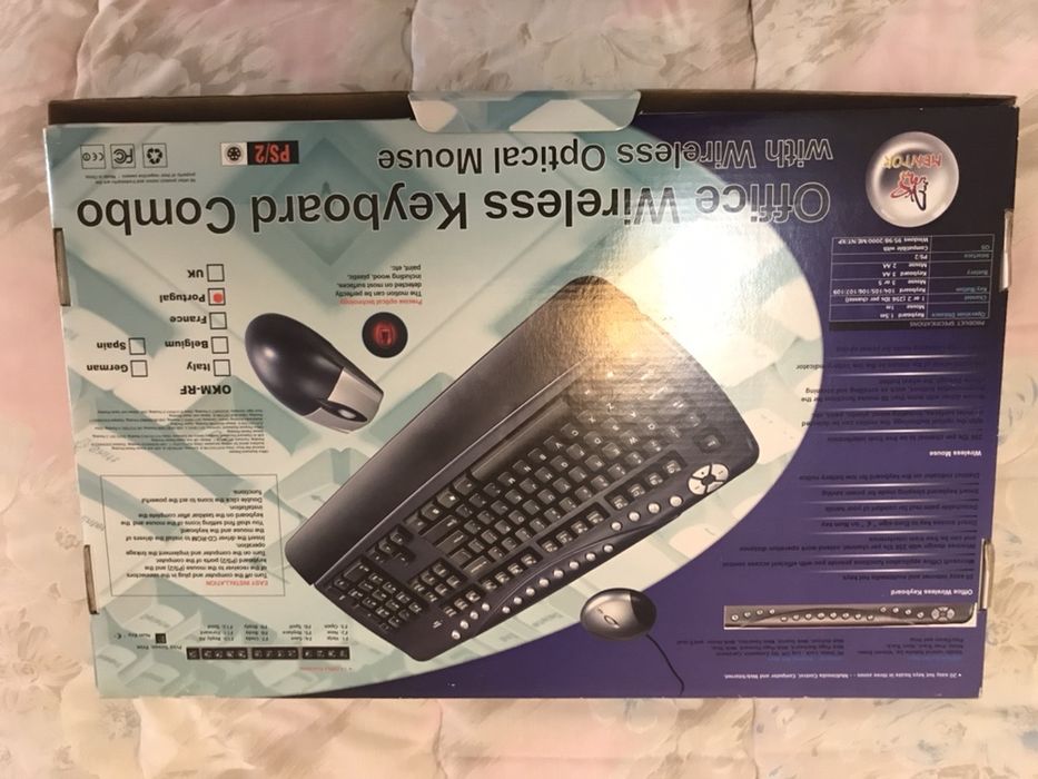 Teclado e rato sem fios - Novos