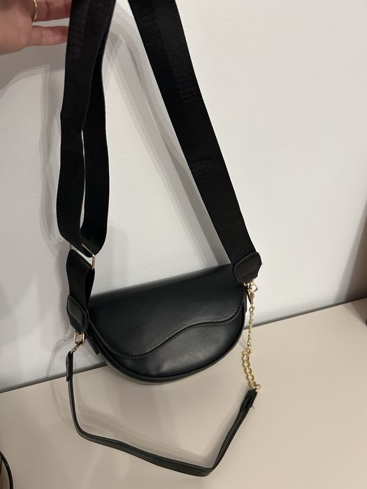 Czarna nowa torebka damska na ramię small bag