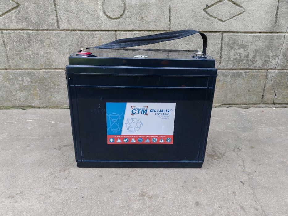 Гелієвий аккумулятор CTM 135Ah 12v