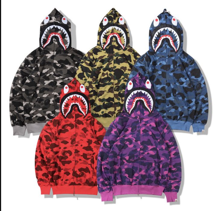 Толстовка на молнии с капюшоном BAPE. Оригінал