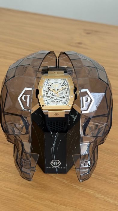 Relógio Philipp Plein Automático 44mm – Novo (Com caixa, garantia e fatura)