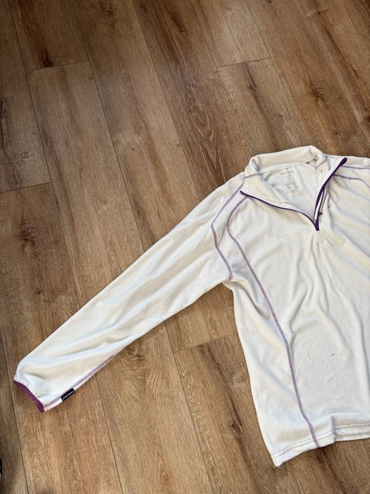 Biały kremowy polar męski bluza polarowa stormberg outdoor zip 2XL