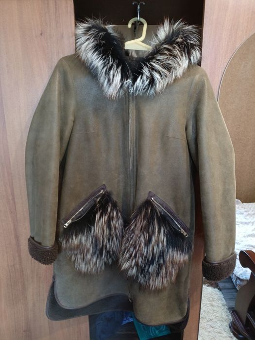 Дубленка женская из натуральной кожи