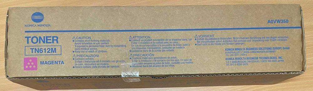 Тонер Konica Minolta TN612M magenta
