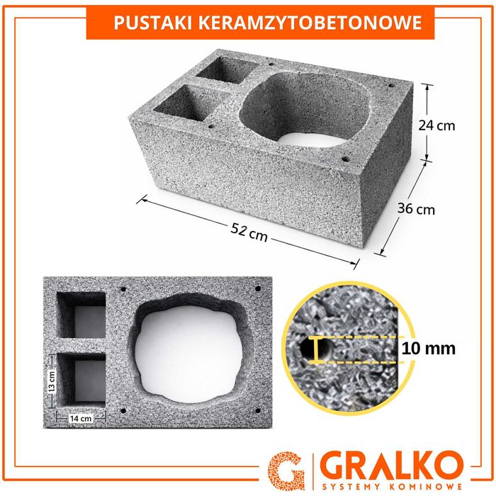 System kominowy komin 6m KW2 fi 200 GRALKO IZOLOWANY ceramiczny
