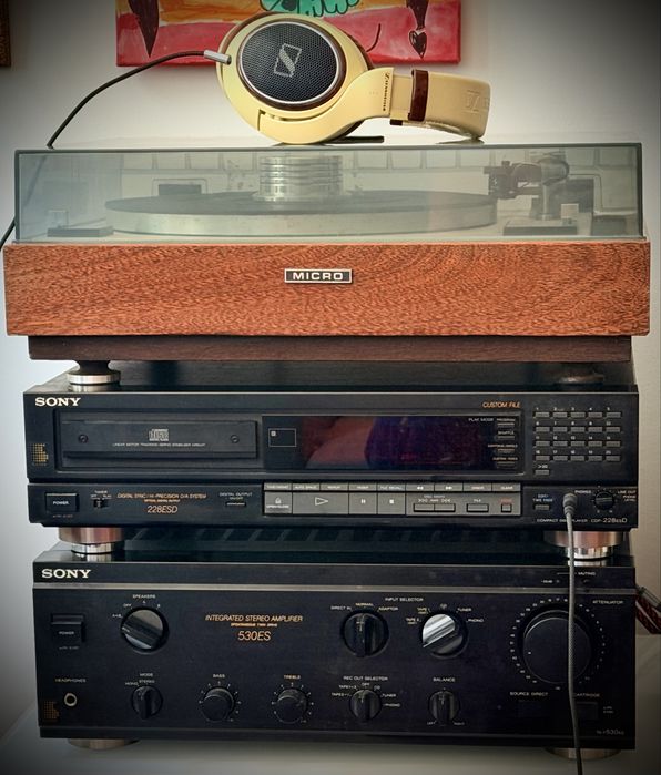 Micro Seiki Gira-discos vintage (1972-1975)