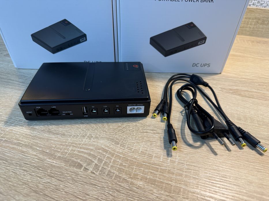 Безперебійник для роутера UPS ДБЖ УПС 11600 mah 18W АКБ в комплекті