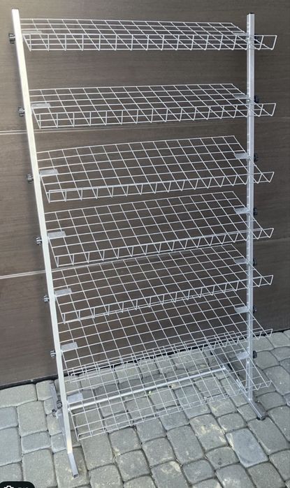Stojak metalowy 7 półek