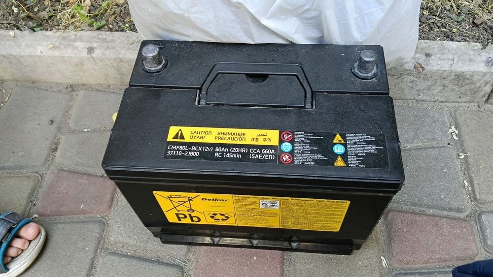 Аккумулятор авто delkor 80ah 660a