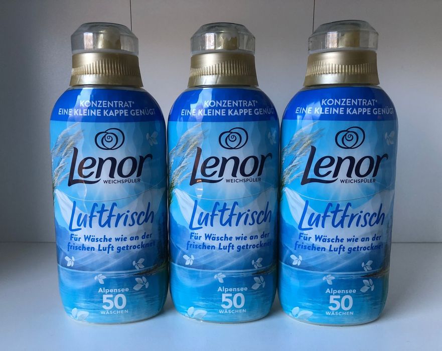 Lenor Alpensee 50 prań koncentrat do płukania jezioro z Niemiec 3 szt