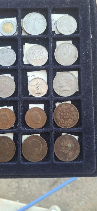 Coleção de 47  Moedas antigas,  old coin