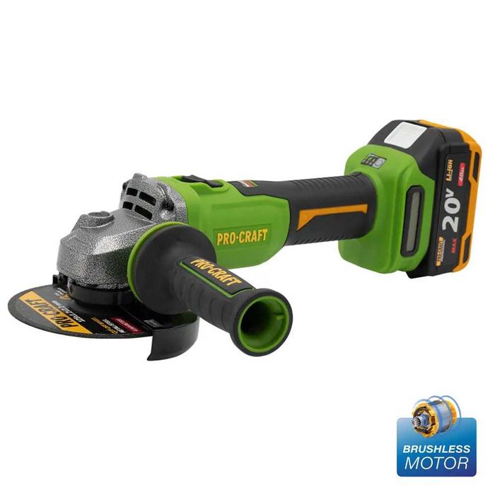 Акумуляторна болгарка Procraft PWA220 (1 акб 4 Аг)