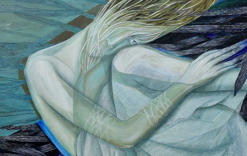 Obraz olejny na płótnie w drewnianej ramie 130x90