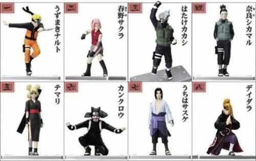 Bandai figuras Naruto Shippuden Ningyou Collection Part 2 (6 -8 cm )