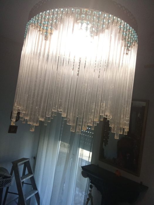 Candeeiro de teto estilo art noveau