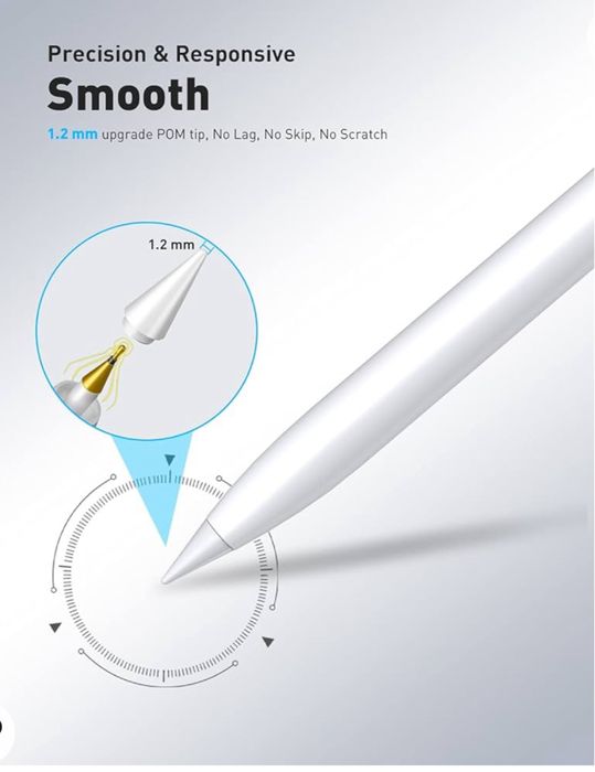 Активный стилус MEKO Stylus Pen for iPad Pencil with Palm Rejection