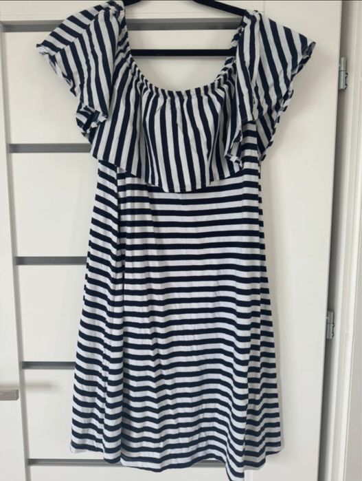 Sukienka hiszpanka w paski Mohito r. XL