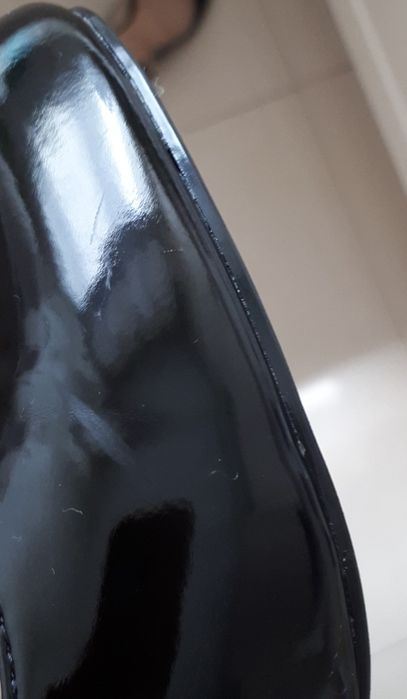 Pantofle czółenka 37 czarne złote biuro praca lato wesele ślub