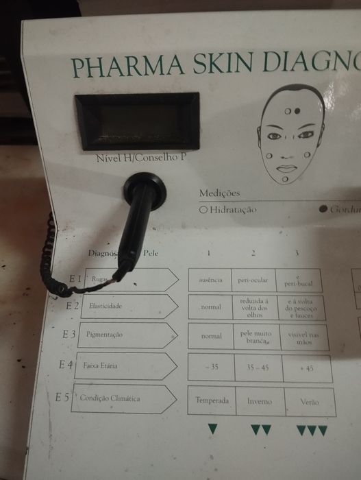 Equipamento para diagnóstico de pele