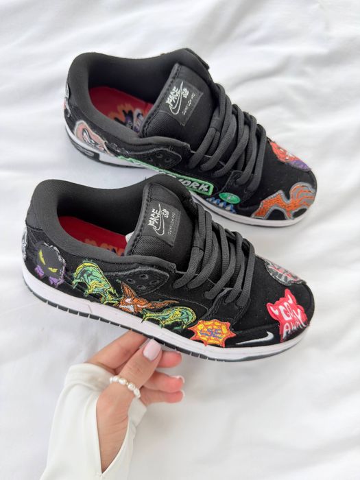 Кросівки Nike SB Dunk Low Black 36-41. Оплата на пошті.