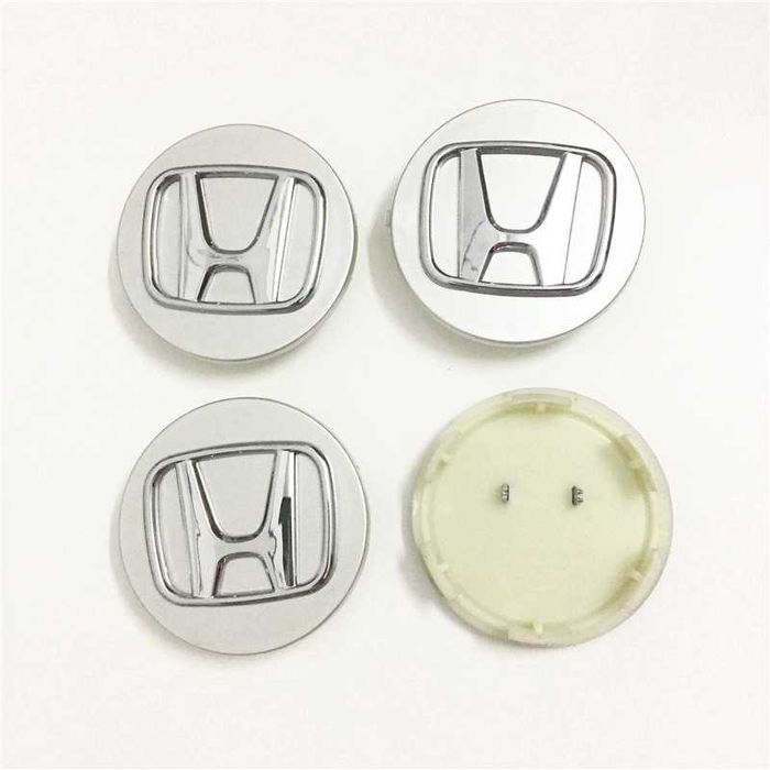 Centros/tampas de jante completos Honda com 58, 60, 65 e 69 mm