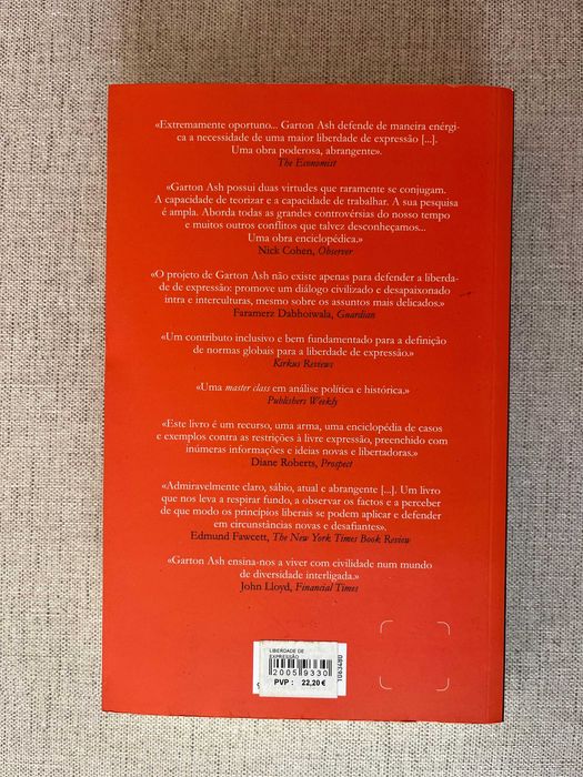 Livro Liberdade de Expressão