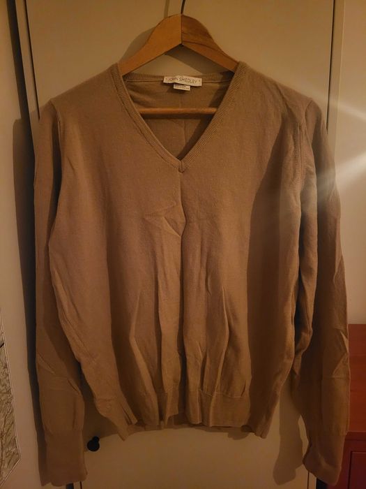 john smedley premium extra fine merino wool cienki sweter 38 M