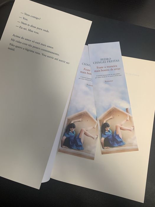 Livro - Foste a maneira mais bonita de errar.