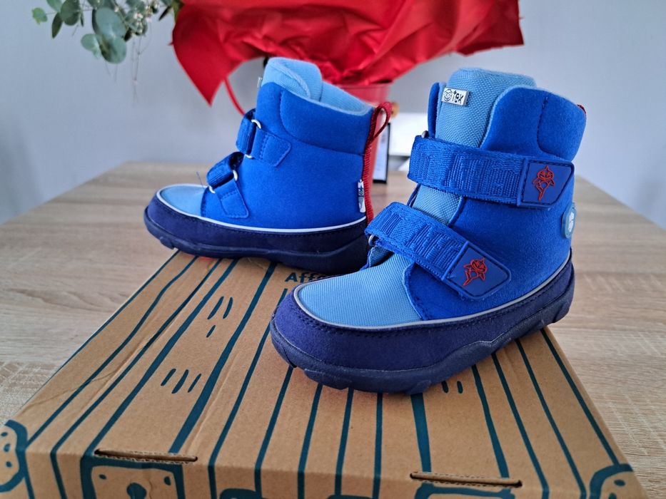 Affenzahn Mid Boot Vegan Comfy Shark zimowe trzewiki barefoot 23