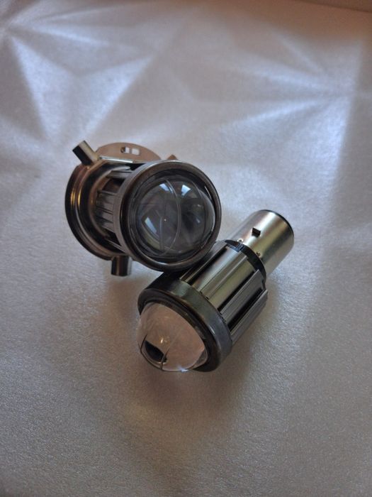 Лінзована led,лед лампа з лінзою h4 Н4 BA20D цоколь