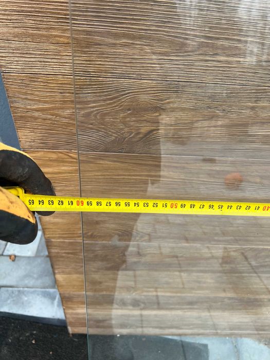 Drzwi do kabiny prysznicowej - szyba ze szkła hartowanego 60 x 197 cm