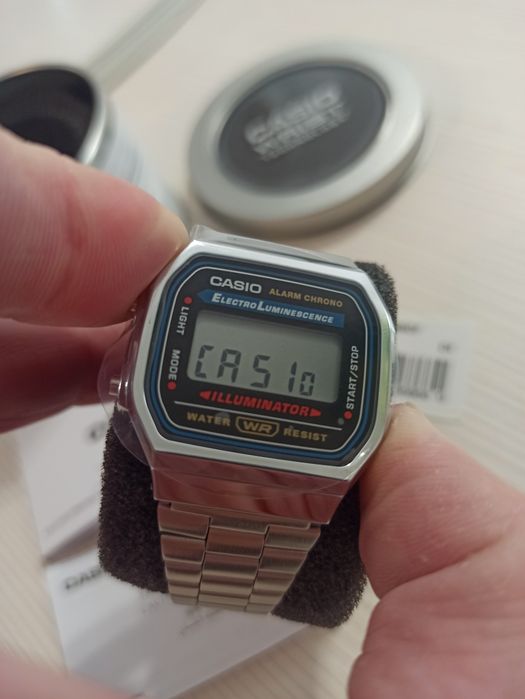 Часы Casio A168W ОРИГИНАЛ! Винтаж Ретро Касио Годинник Касіо Новое