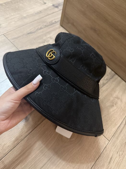 Kapelusz gucci czarny damski meski unisex nowy