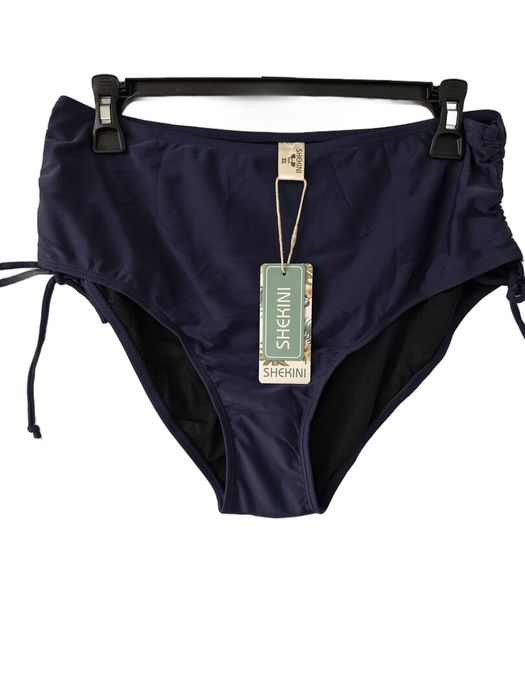 Damskie Bikini Z Wysokim Stanem Wyszczuplające Szybkoschnące Xl Shekini