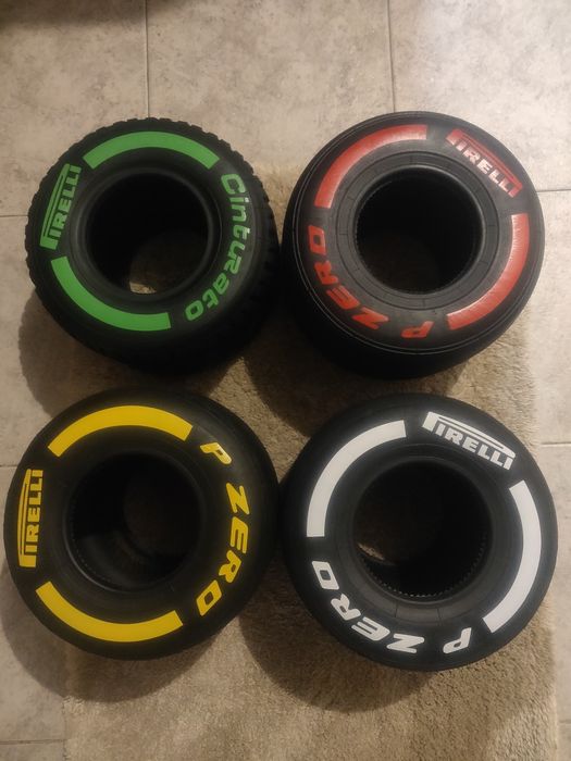 Pneu Formula 1 replica á escala 1/3 - Decoração