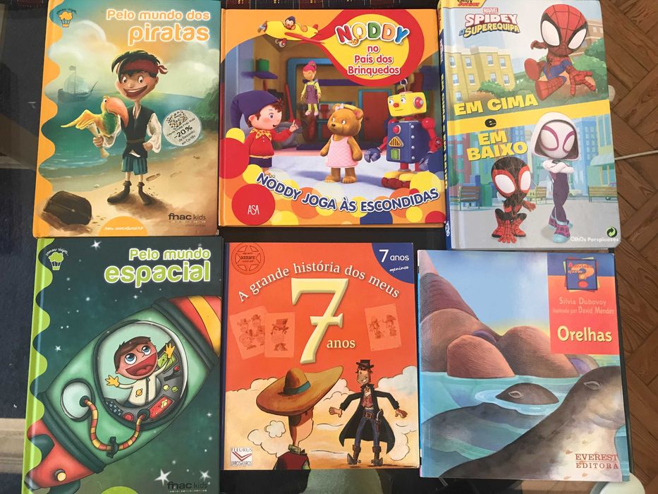 Livros infantis diversos 2€