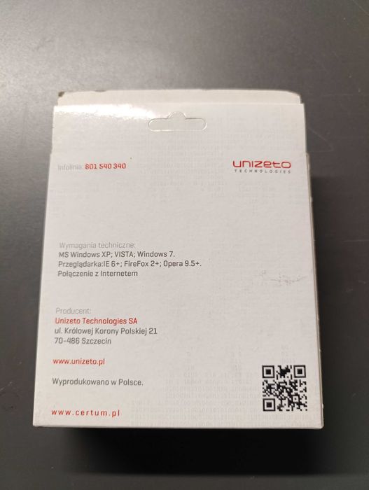 Czytnik unizeto - podpis elektroniczny