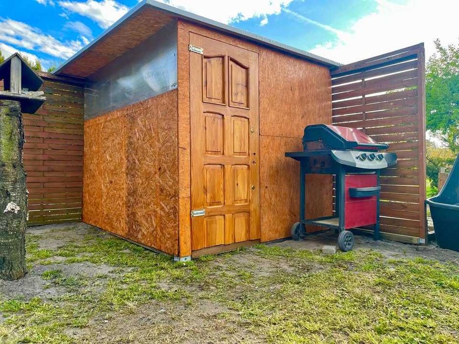 Działka rekreacyjna ROD Meblarz Swarzędz, 497 m², domek holenderski, taras, media, wyposażenie - Widok 4