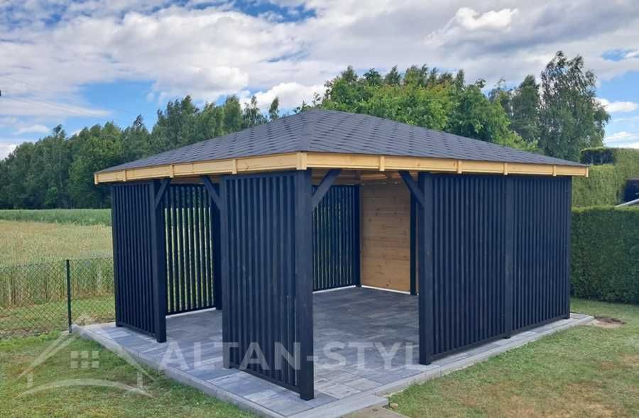 Altany,altanki, wiaty, altana ogrodowa EMMA 4x5m PRODUCENT